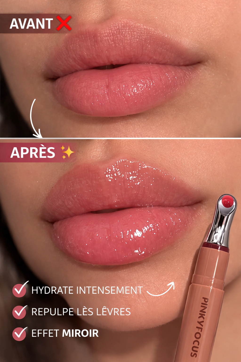 💋 Sérum Hydratant Lèvres Pinkyfocus